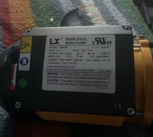 Whirlpool Bath Pump TDA120