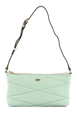 DKNY Eve Tz Demi Hand Bag Schultertasche Abendtasche Tasche Pistachio mint