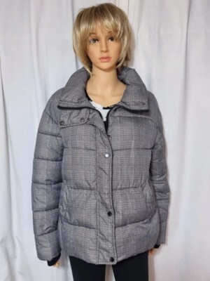 Ladies George size 14 puffa jacket black/white....FREE POSTAGE (see description)