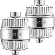 High Output Shower Filter 2 Pack - 99 Removal of Chlorine Heavy Metals