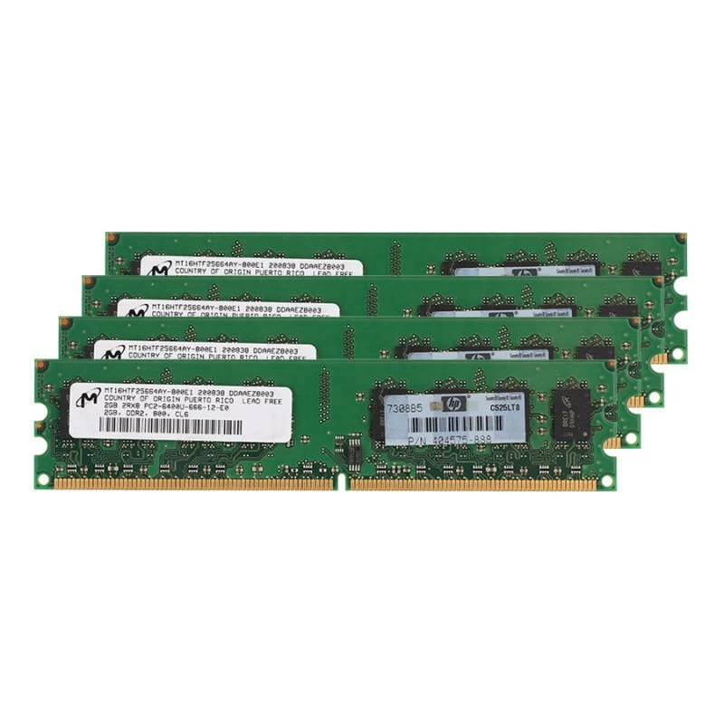 16GB 8GB 4GB 2G DDR2 800Mhz PC2-6400 240Pin DIMM Desktop Memory SDRAM Micron LOT - Image 3 of 4