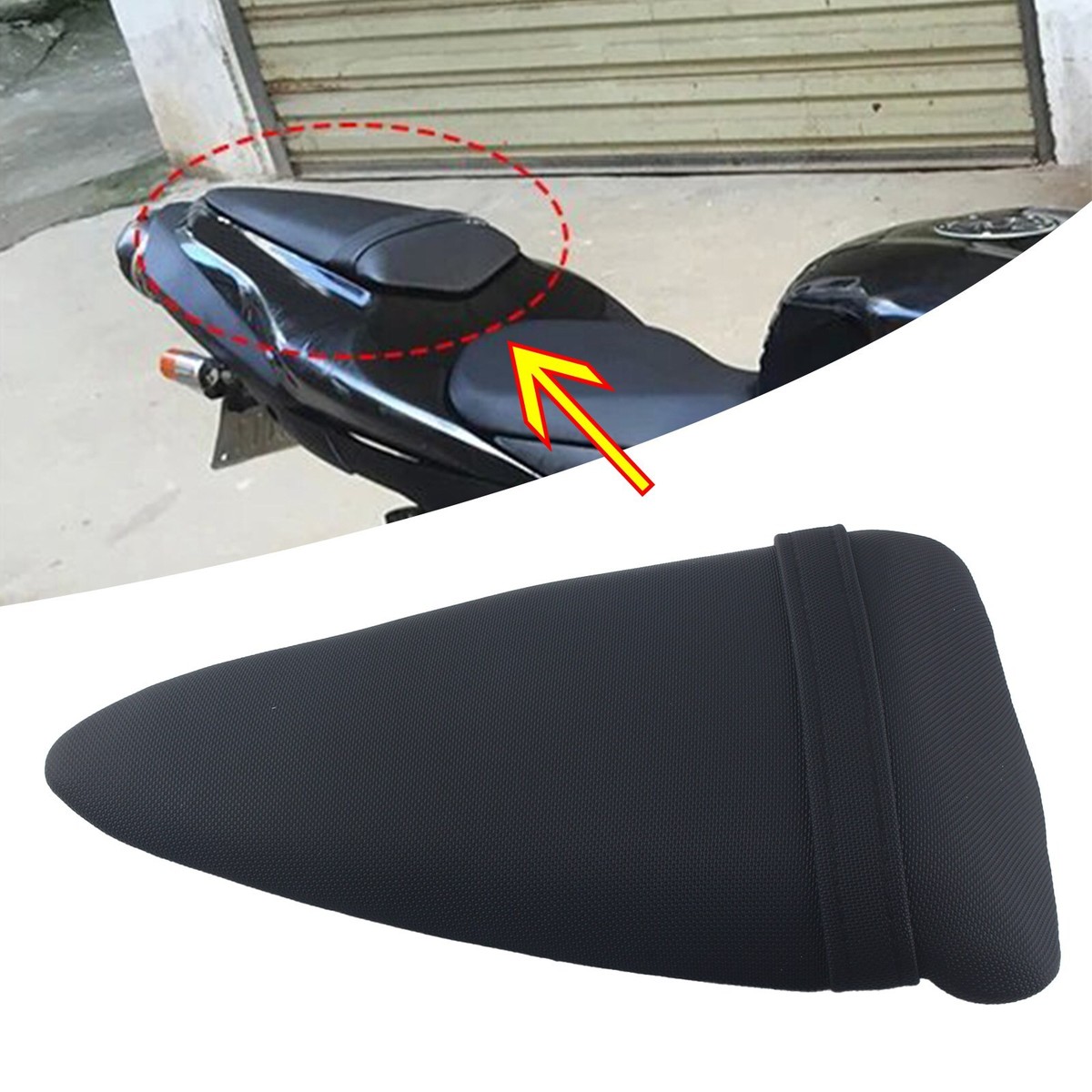 Rear Passenger Seat Pillion Fit For Kawasaki Ninja ZX6R 2007