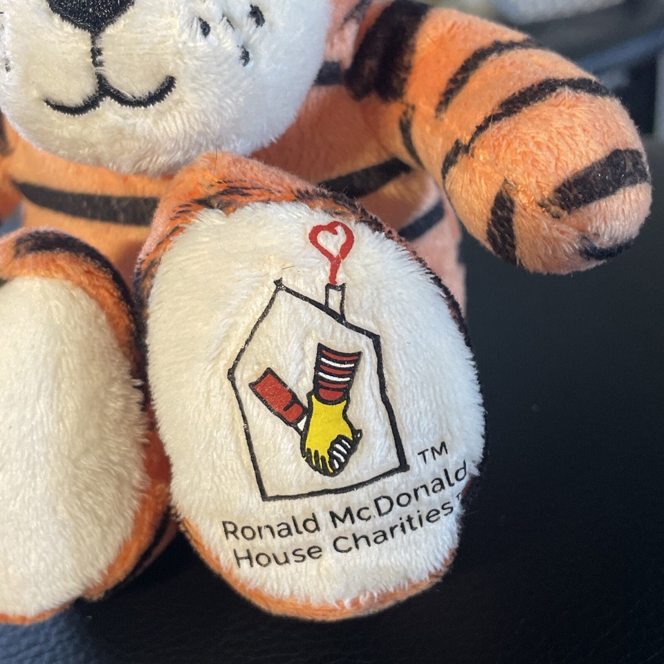 Ronald McDonald House Charities Tiger Plush Cuddly Soft Toy in Exc
