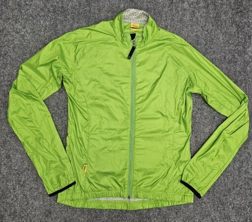 Mavic Ride Better Cycling Jacket Womens Juniors Size L Long Sleeve Nyon Green