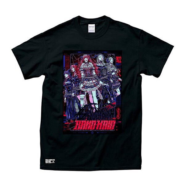 BAND-MAID ×ISANA KAGAMI US Tour OMEISYUSAMA LIMITED T-Shirt