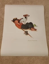 Norman Rockwell RARE Printer's Proof Copy Brown & Bigelow, St. Paul MN 1956