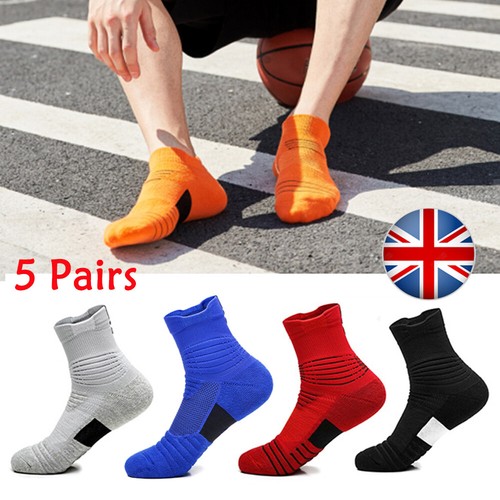 2 Paires De Chaussettes De Sport DMG – Cheville, Blanc/Rouge – Taille 9-13 (EU 43-46) – NEUF