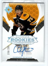 2019-20 Ultimate Collection #135 Connor Clifton AUTO RC 299 (ref 163372)