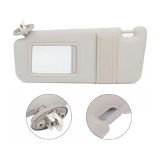 Gray Left Driver Side Sun Visor For 09-16 Toyota Venza 74320-0T022-B1 W/ Sunroof