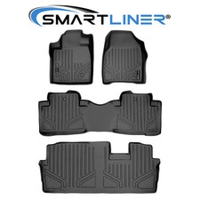 Smartliner Custom Fit Floor Mats 3 Row Liner Set Oem Tpe 2009-2015 Honda Pilot