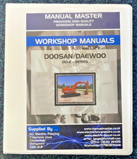 Doosan DH130-2 Excavator Service Repair Workshop Manual - FREE NEXT DAY DELIVERY