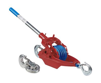 3 Ton Ratchet Puller With 35' Of 5/16'' Amsteel Blue