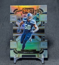 Derick Hall Silver Die-Cut Prizm Rookie RC 2023 Select Card #85 Seattle Seahawks