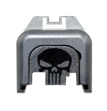 Puniisher Slide Rear Cover Back Plate Fit Gl0ck Gen 1 2 3 4 - Anodized Finish