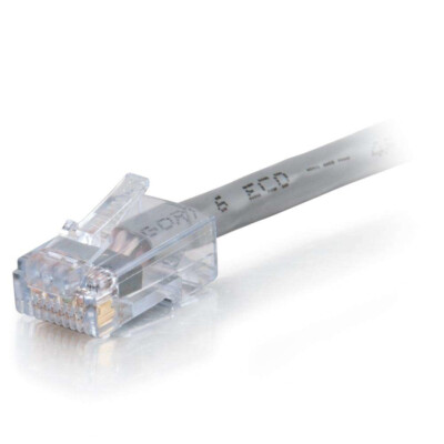 C2G Ungeschirmtes, nicht gebootetes Cat6-Ethernet-Netzwerkkabel - Grau - 15ft 
