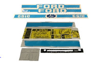 Ford 6610 Tractor Decal Set With Caution Kit Ford 6610 Tractor Decal Set With Caution Kit