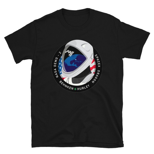 Mission Patch Crew Dragon Demo-2 NASA Spacex T-Shirt | US Space Force - Picture 10 of 13