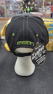 NWT NCAA OREGON DUCKS LOGO ADJUSTABLE STRAP CAP HAT ZEPHYR