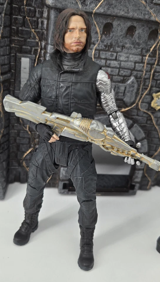 Marvel Select Vengadores Soldado de Invierno Halcón Viuda Negra 7" Figuras Paquete de 3 RARO Foto 3 de 4