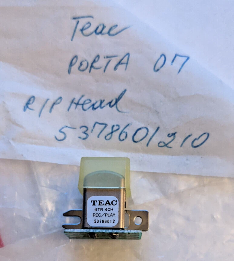 TEAC PORTA MINISTUDIO 07 & SIMILAR.4 CHANNEL REC/PLAY HEAD.53786012.NEW.USA SALE - Image 2 of 4