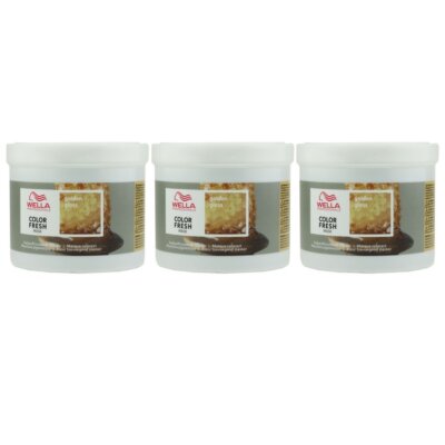 Wella Color Fresh Mask 3 x 500 ml Golden Gloss Tönungsmaske Haartönung