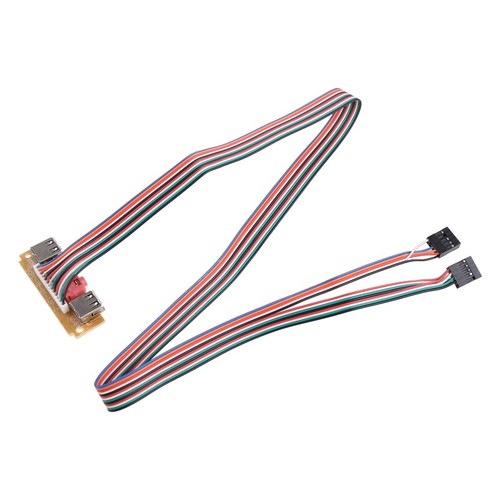 2 Ports USB 2.0 PC Computer for Case Front Panel Dual USB Port Deskt