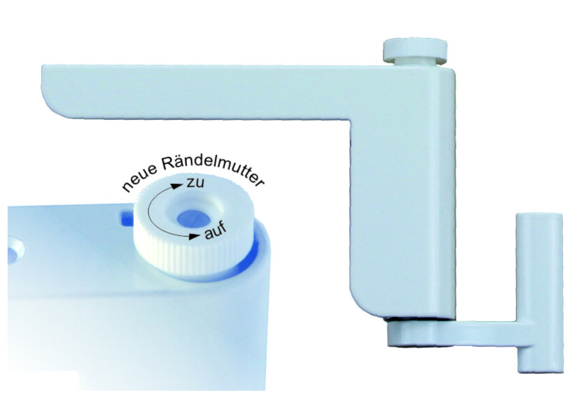 Clip Close TS - Mini Universal Türschließer weiß / silber ClipClose ohne bohren
