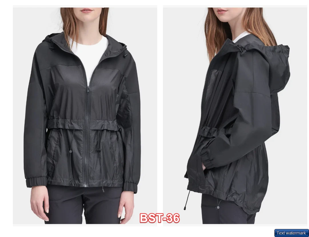 Marc New York by Andrew Marc Penrose Mixed Media Rain Coat Black SM (US  4-6) | eBay