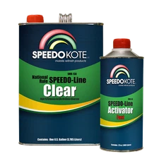 Automotive Clear Coat Fast Dry 2K Urethane, 4:1 Gallon Clearcoat Kit w/Fast Act.