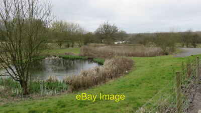 Photo 6x4 Small Pond with fishing lakes in the distance Rusper The photo  c2015