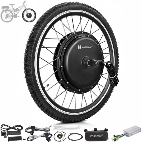 Voilamart 20'' Ebike 48V 1OOOW Front Wheel Electric Bicycle Motor Conversion Kit