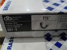 Dearborn Brass 651-1 1-1/2" 20GA J-Bend Chrome 