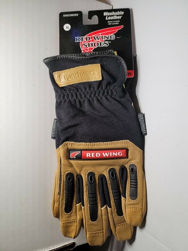 Red Wing Shoe Ranchwork Brown Washable Leather Work Glove Men size, Men's, Size: XL