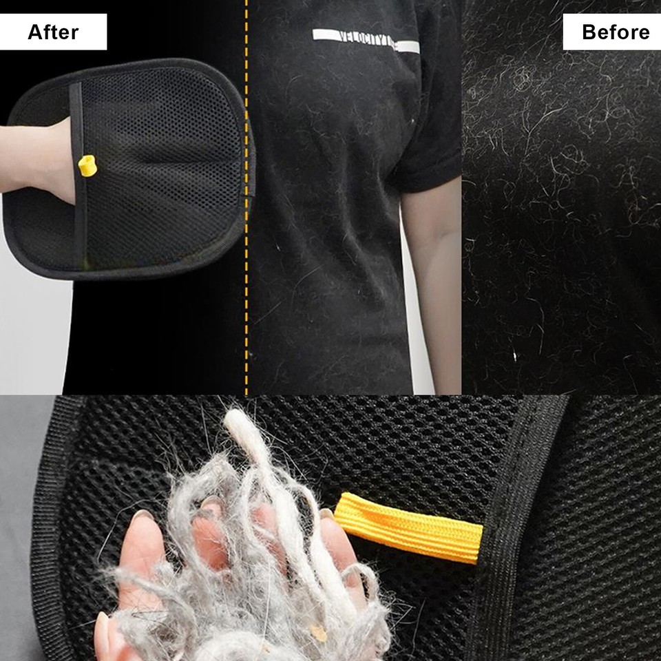 Fell Magnet Handschuh 3er Set - Doppelseitig Gegen Tierhaare