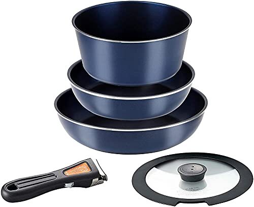 New Pearl Metal HB-3975 Frying Pans  Pots  5-Piece Set  Induction Compatible