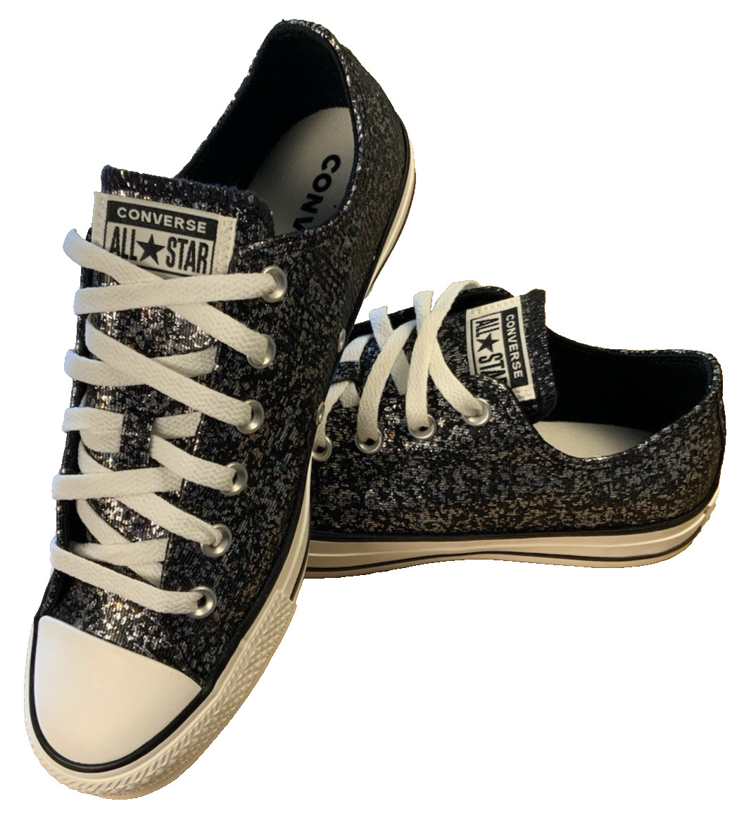 Converse Chuck Taylor All Star Low Top Glitter Sneakers for Women Stylish Sz 9.5 Converse Chuck Taylor All Star Low Top Glitter Sneakers for Women Stylish Sz 9.5