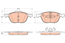 Plaquette de frein Ford TOURNEO CONNECT