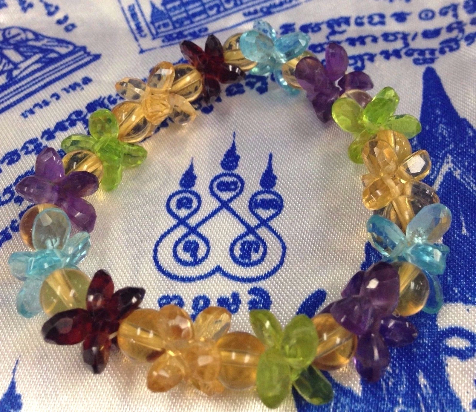 TALISMAN BRACELET REAL LUCKY CRYSTAL NAGA STONE BANGLE RICH THAI AMULET LOVE SEX