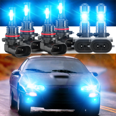 For Chevy Camaro 1998-2001 2002 Headlight Hi /Lo Beam Fog Lights Bulbs White 6 LED Bulbs - Foto 6