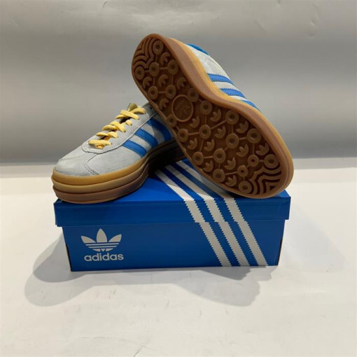 adidas gazelle silver green womens Adidas Gazelle Bold Almost Blue Yellow  Offsneakz