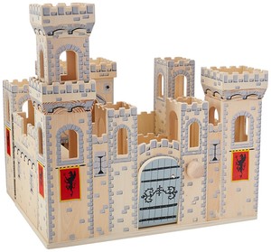 kids wooden castle