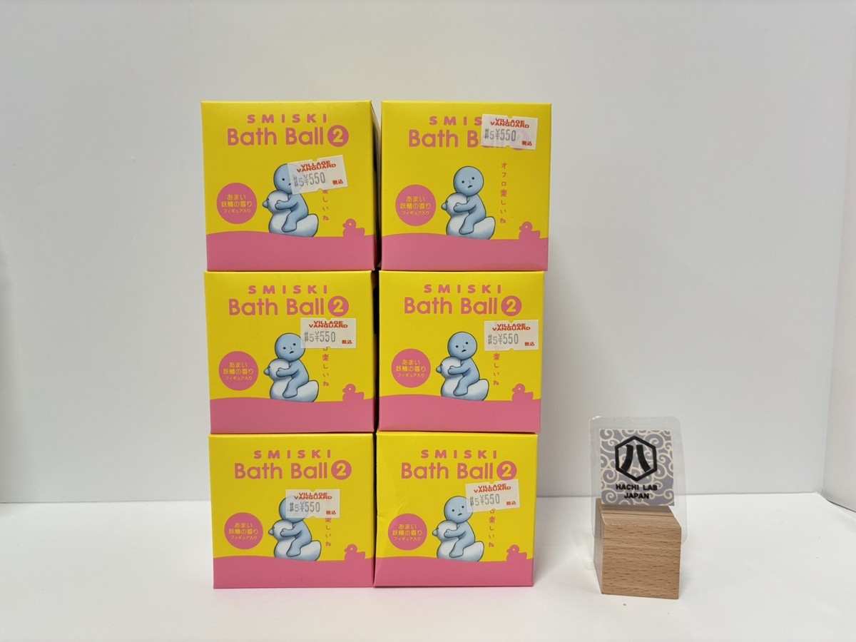 SMISKI Bath Ball 2 Bath Bomb 6pcs Set Glow in the Dark Figures