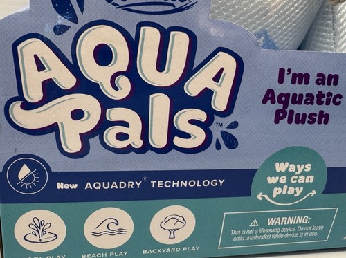 Wahu Medium Aqua Pals Disney Frozen Elsa Plush Water Toy ~ Aquatic Plush ~ New - Picture 6 of 12