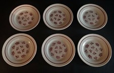 Satz Von Sechs Desserttellern Aus Fayence Pexonne Modell Alger
