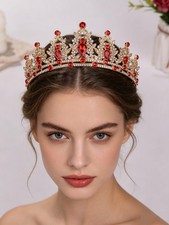 Children's Princess Crown Crystal Tiara Girls Hair Accessories High-end