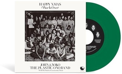 John Lennon HAPPY XMAS (WAR IS OVER) Christmas Music NEW GREEN COLORED VINYL 7''