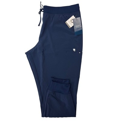 Infinity By Cherokee Womens Jogger Scrub Pants XL Petite Navy Blue CK249AP