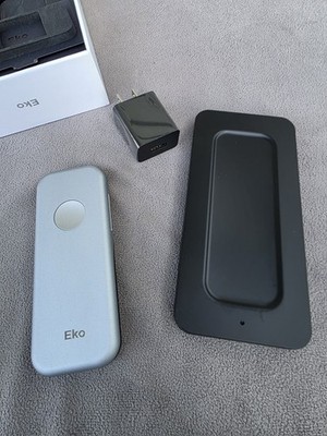 Eko Digital Stethoscope Bundle w/ Dock, Power Adapter, Missing Earpiece