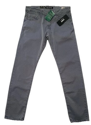 NWT MAVI Mens Jake Slim Leg Pants-31x30-Geometric Star Pattern Design-5 Pocket