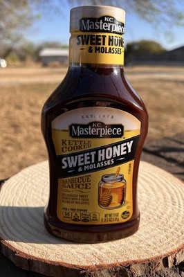 2 Bottles - Sweet Honey Molasses Sauce with Hickory Smoke Gluten Free 18oz Ea